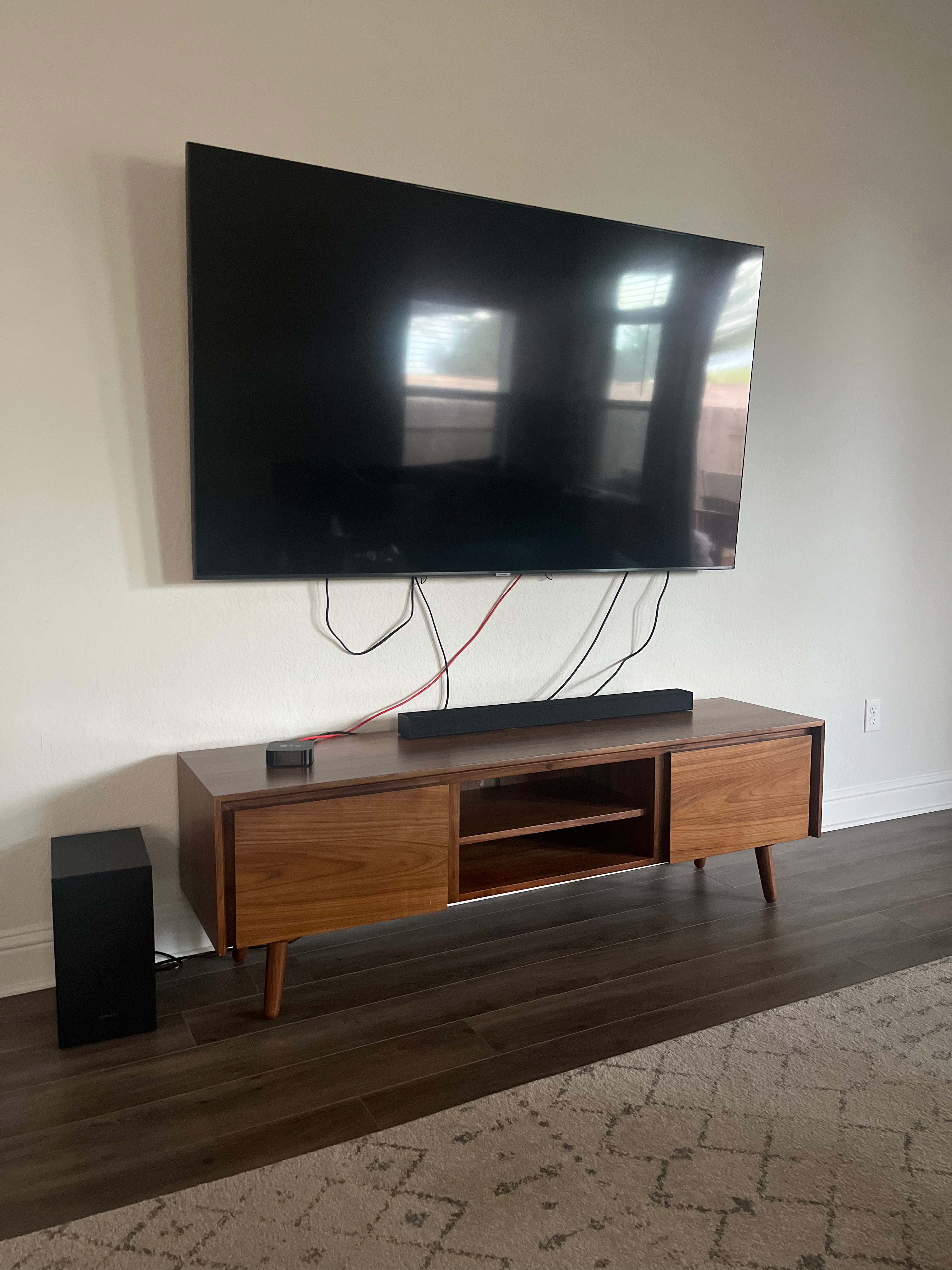 TV mounting